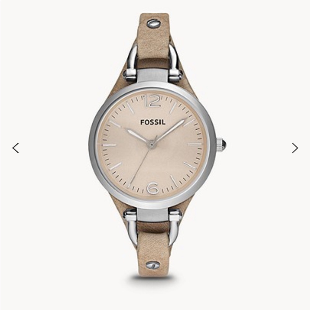Fossil Georgia Bone Leather Watch